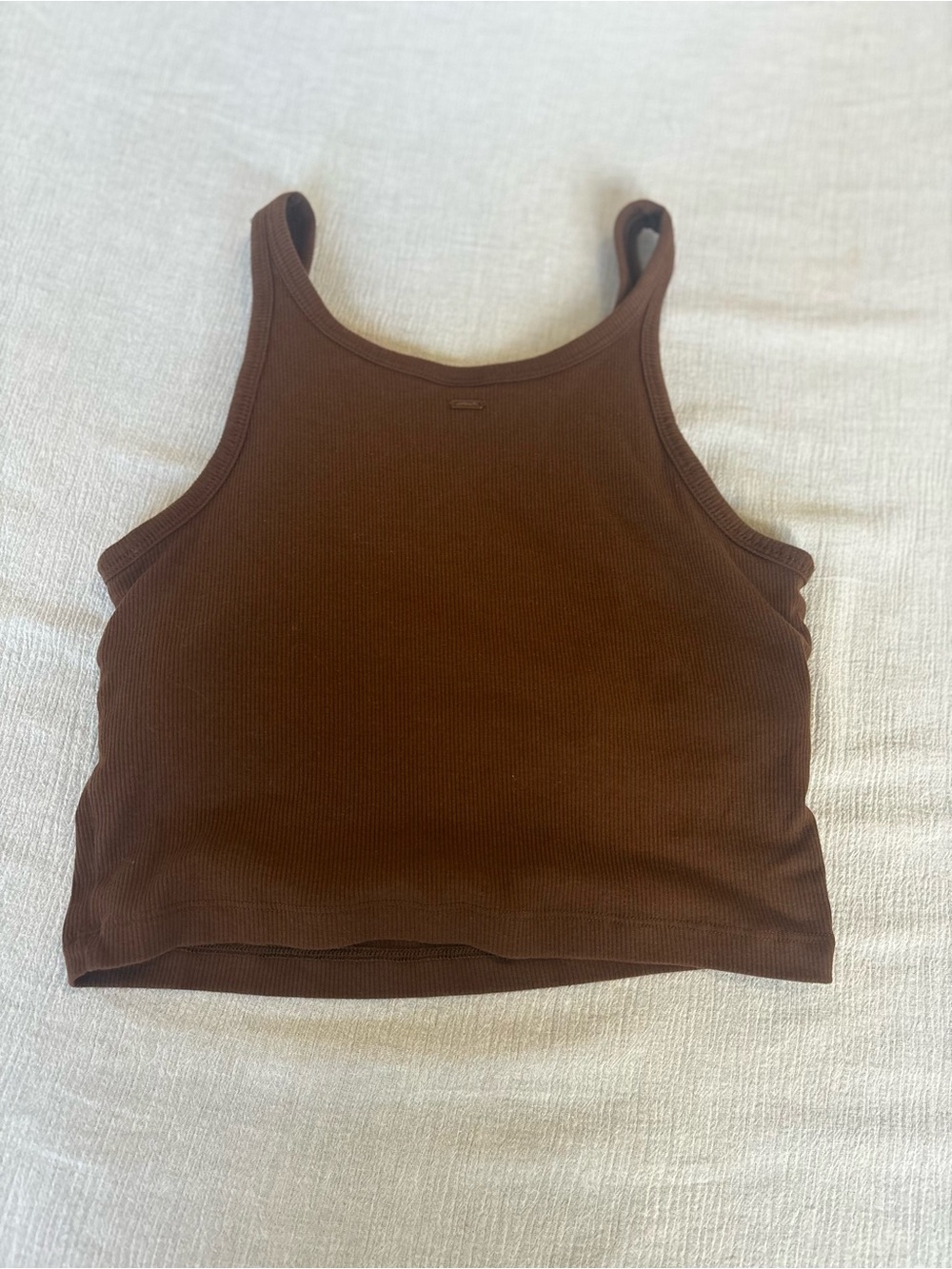 PINK Victor’s S
ecret Women's Ribbed Tank Top - Brown